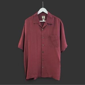 🔥 100% SILK Tommy Bahama Men’s Camp Shirt